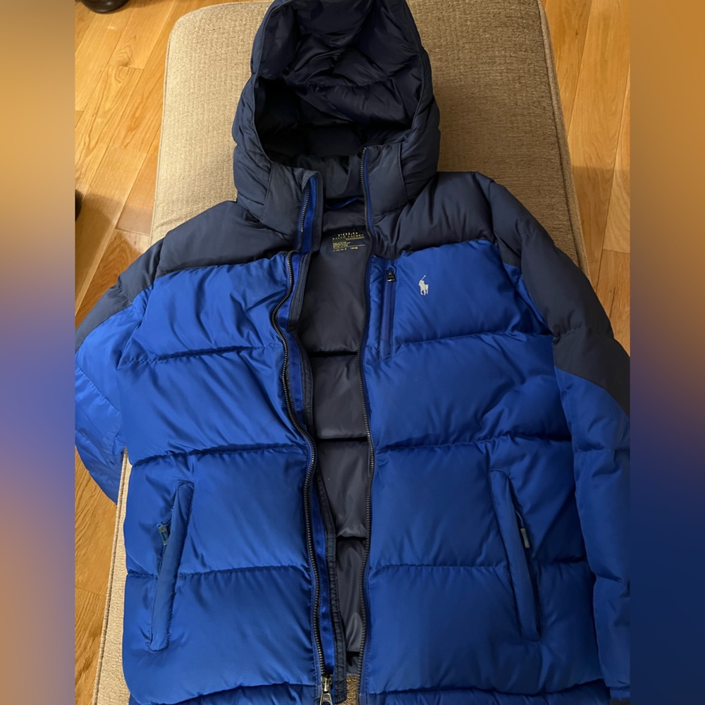 - Polo Ralph Lauren Youth Boys Down Coat Jacket 14-16 years Large - Picture 2 of 4